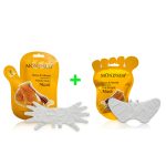 Pack Máscara Cremosa Para Manos Y Pies De Miel Y Almendra