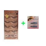 Pack 5 Pares De Pestañas Postizas + Pegamento